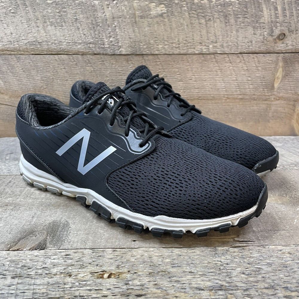 New Balance Comfort Golf Shoes Women’s Size 10 Mesh Black Spikeless NBGW1007B